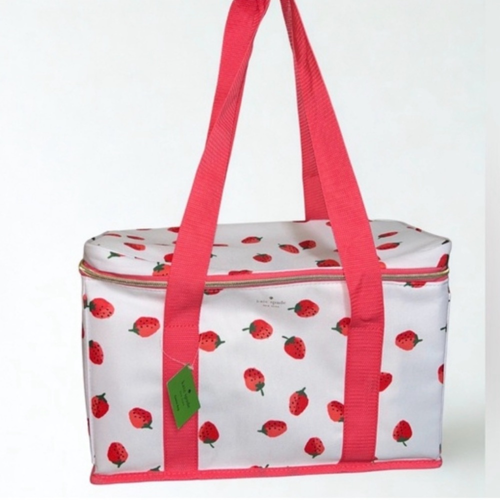 Kate Spade New York Strawberries
Insulated Cooler Tote Summer Picnic NWT